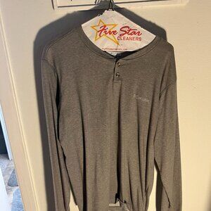 Grey Long Sleeve Medium Columbia 2 Button shirt